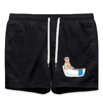 Baignoire Meerkat - Short de bain - noir - Devant - AI Model Male 185 light (185cm)