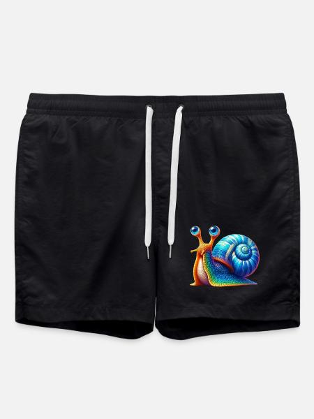 Snail - Swim Trunks - black