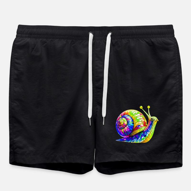 Snail - Swim Trunks - black