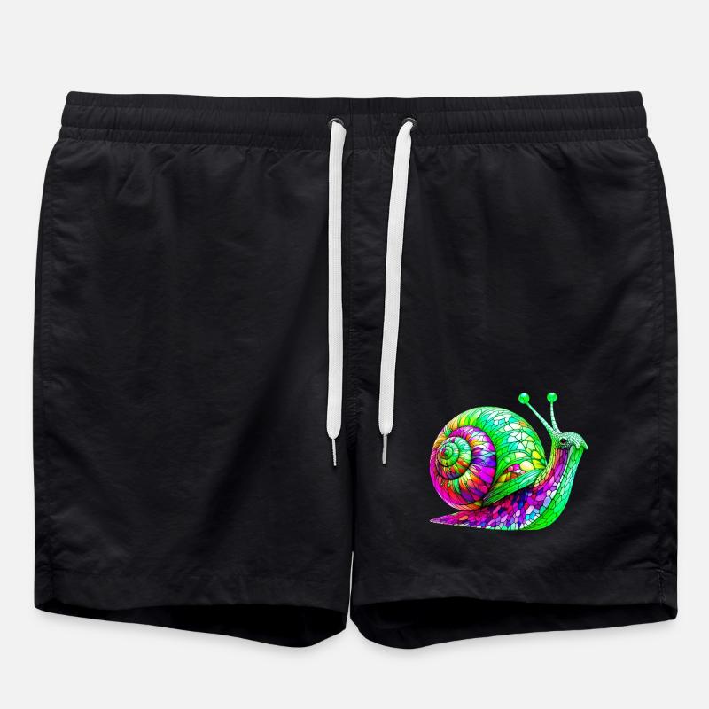 Snail - Swim Trunks - black