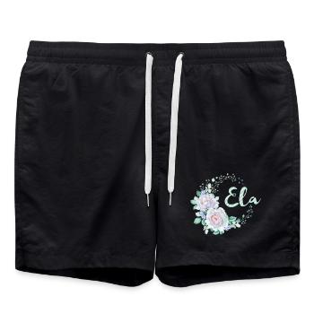 Pour Ela - Short de bain - noir - Devant - AI Model Male 185 light (185cm)