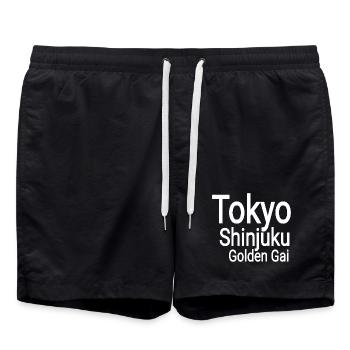 Tokyo Shinjuku - Short de bain - noir - Devant - AI Model Male 185 light (185cm)