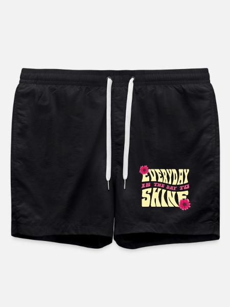 Radiate every day Design - Swim Trunks - black