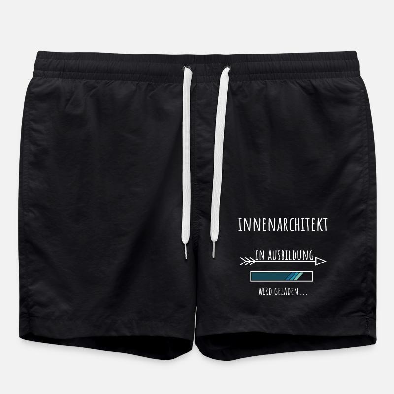 Innenarchitektur Studium Beruf Innenarchitekt - Badeshorts - Schwarz
