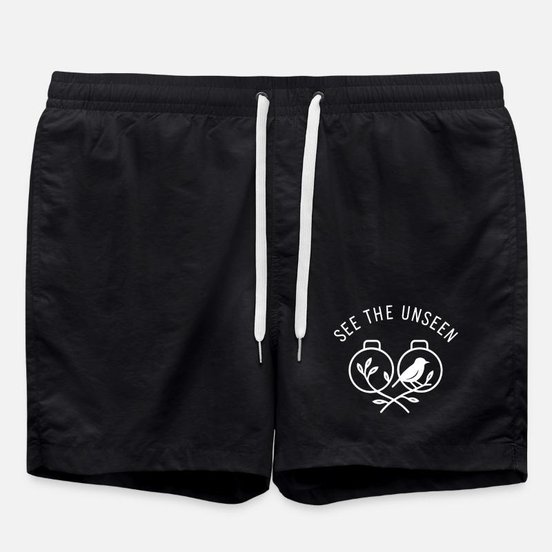 Sieh das Unsichtbare - Badeshorts - Schwarz