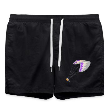 Parapente - Short de bain - noir - Devant - AI Model Male 185 light (185cm)