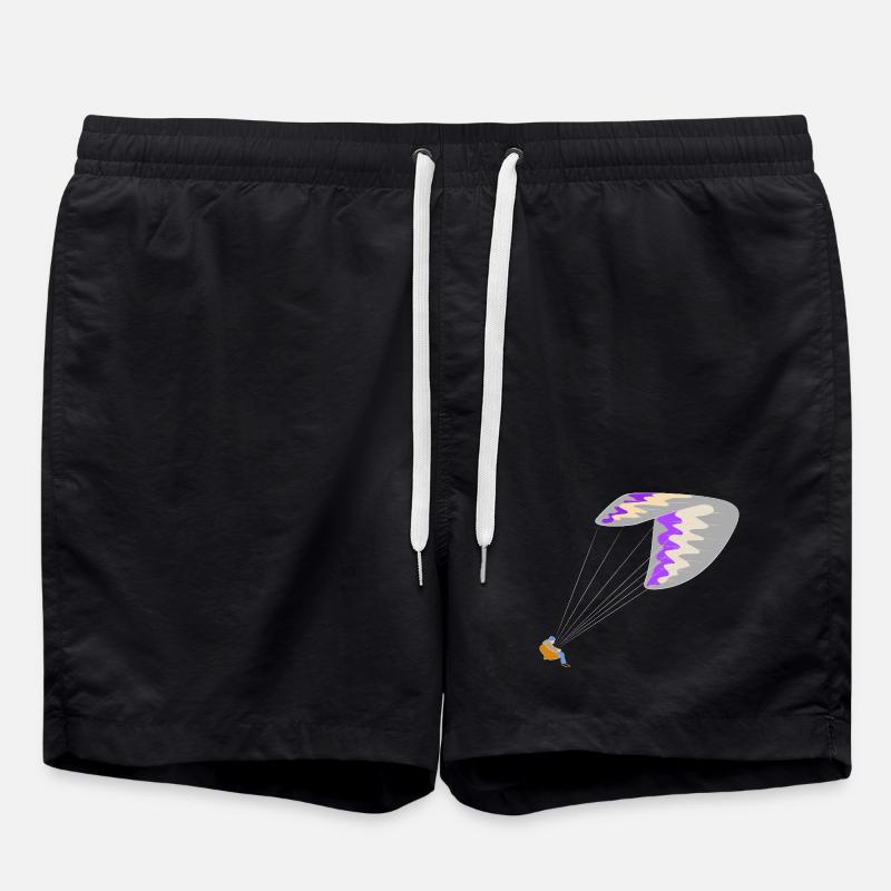 Paraglider - Swim Trunks - black