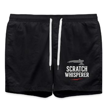 Auto Detailer Buffer Pro Paint - Swim Trunks - black - Front - AI Model Male 185 light (185cm)
