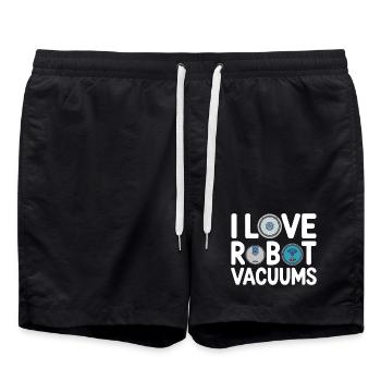 J’adore les aspirateurs robots aspirateurs robots - Short de bain - noir - Devant - AI Model Male 185 light (185cm)