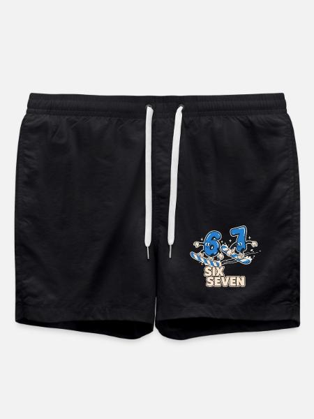Six Seven 67 Snowboard Wintersport - Badeshorts - Schwarz