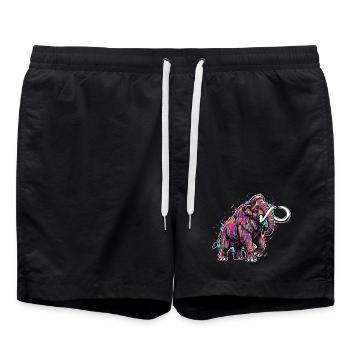Mammoth Strength Bodybuilding - Swim Trunks - black - Front - AI Model Male 185 light (185cm)