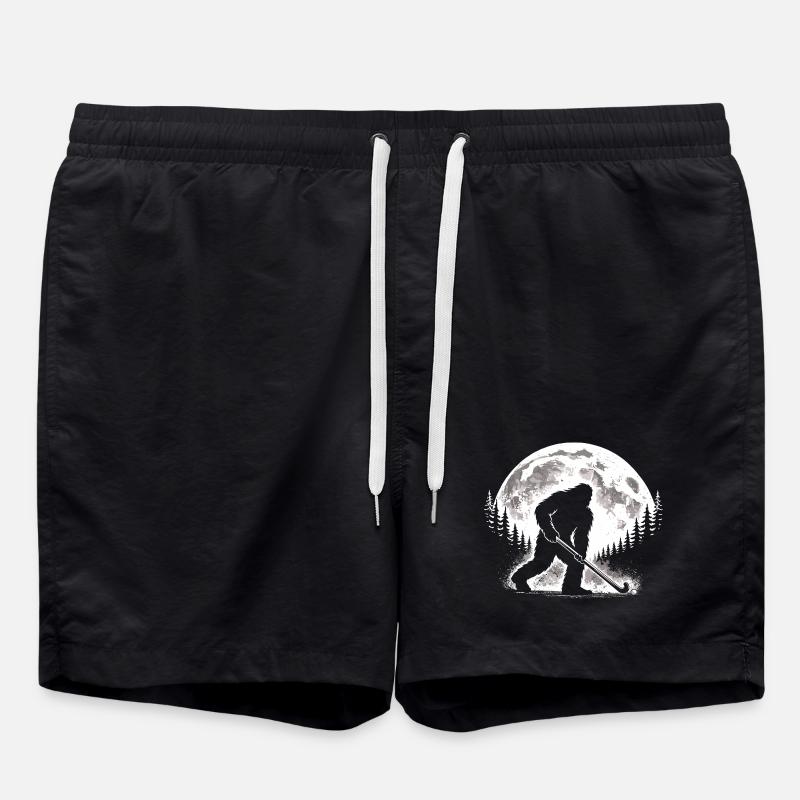 Bigfoot Hockey sur gazon - Short de bain - noir