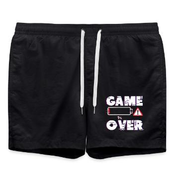 Gaming Gamer Video Games Controllers Gaming Gamers - Swim Trunks - black - Front - AI Model Male 185 light (185cm)