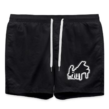 Piano Pianiste Garçons Garçons Piano pour enfants - Short de bain - noir - Devant - AI Model Male 185 light (185cm)