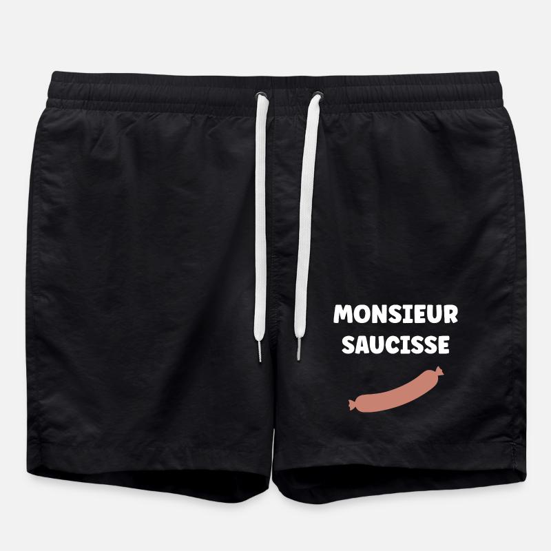 Monsieur Saucisse - Short de bain - noir