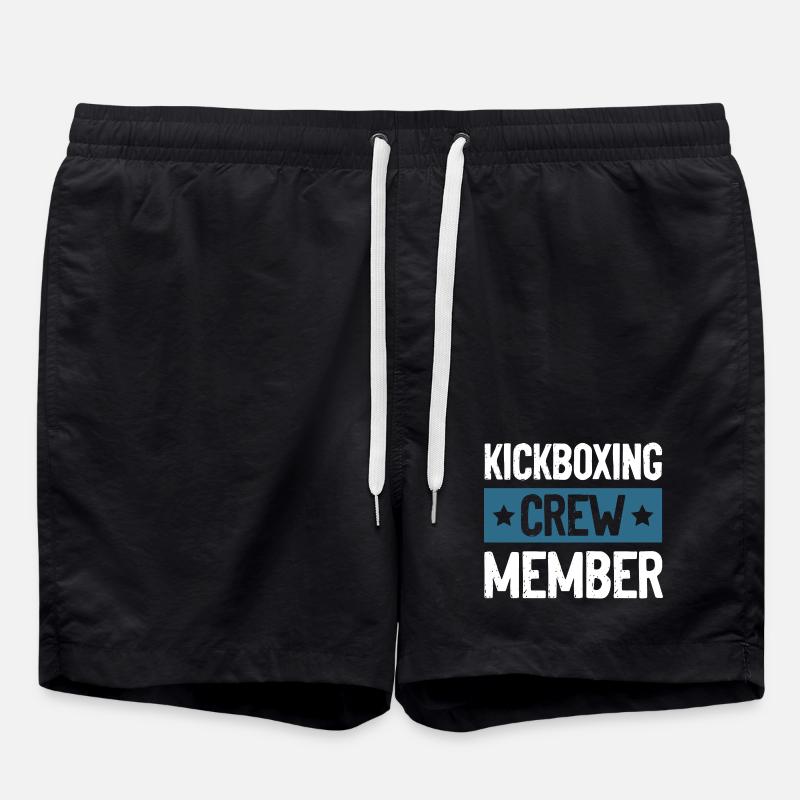Kickboxing Crew - Badeshorts - Schwarz