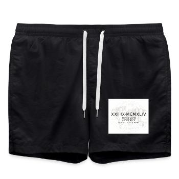 Tempos Coordonnées NYC 1944 - Short de bain - noir - Devant - AI Model Male 185 light (185cm)