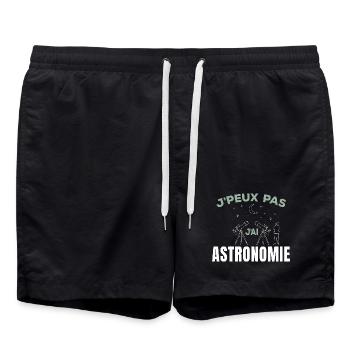T-shirt J'peux pas j'ai personnalisé - Short de bain - noir - Devant - AI Model Male 185 light (185cm)