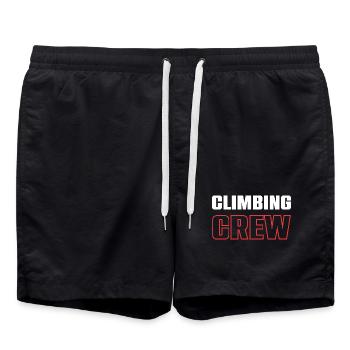 Climbing Crew - Badeshorts - Schwarz - Vorne - AI Model Male 185 light (185cm)