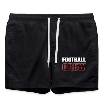 Football Crew - Swim Trunks - black - Front - AI Model Male 185 light (185cm)
