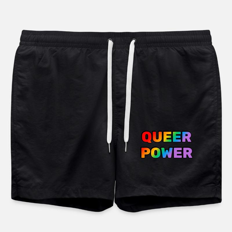 Pouvoir queer - Short de bain - noir