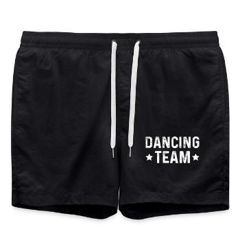 Dancing Team - Swim Trunks - black - Front - AI Model Male 185 light (185cm)