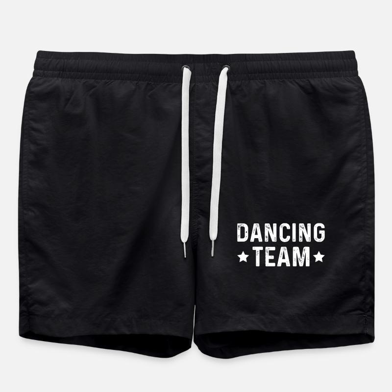 Dancing Team - Swim Trunks - black