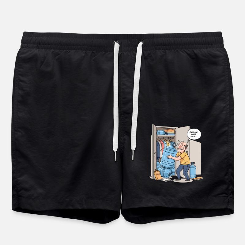 Just another drop... - Swim Trunks - black