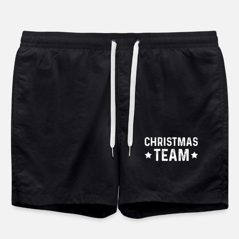 Christmas Team - Swim Trunks - black