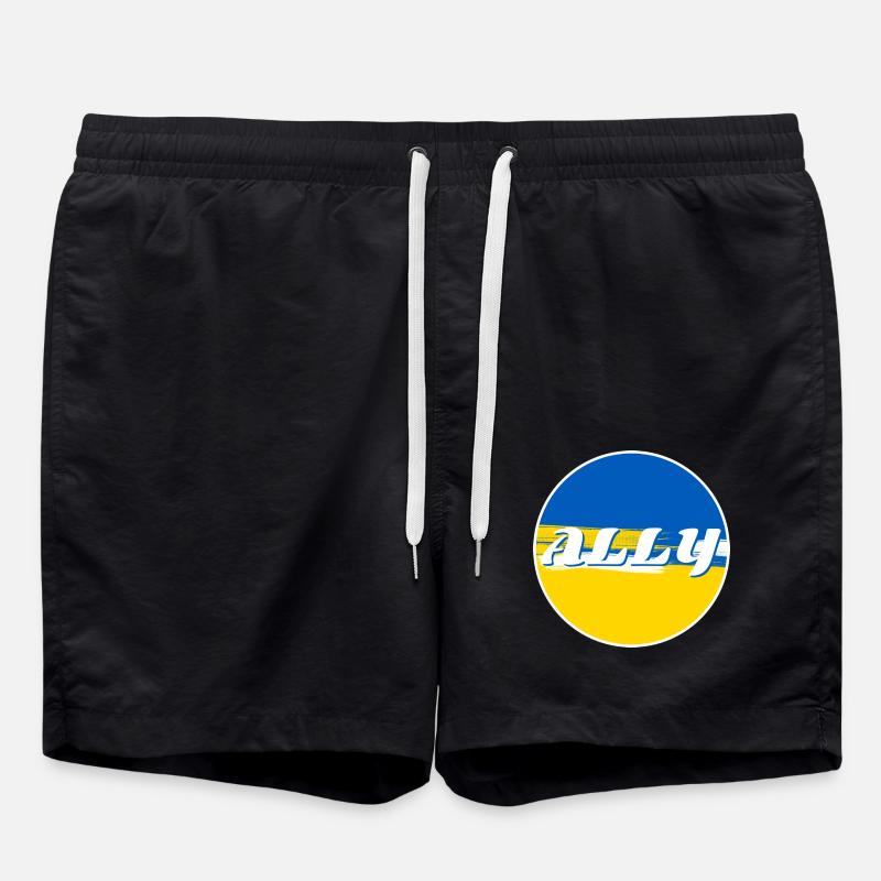 Ally Ukraine - Swim Trunks - black