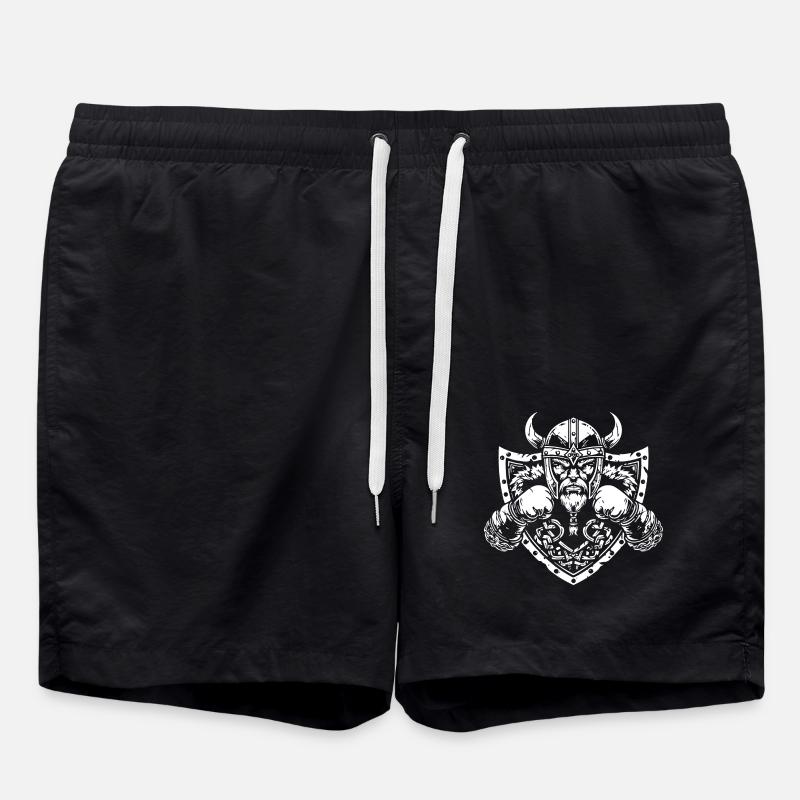 Boxeur Viking Boxe MMA - Short de bain - noir