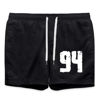 94 Number Vintage - Swim Trunks - black - Front - AI Model Male 185 light (185cm)