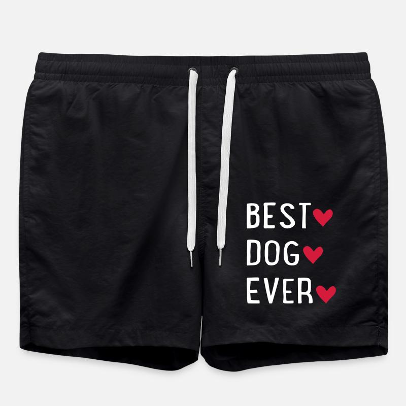 chien - Short de bain - noir
