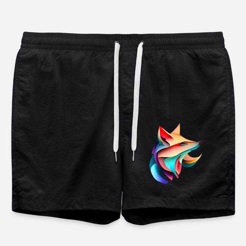 Fox Design Rayures élégantes Harmony - Short de bain - noir