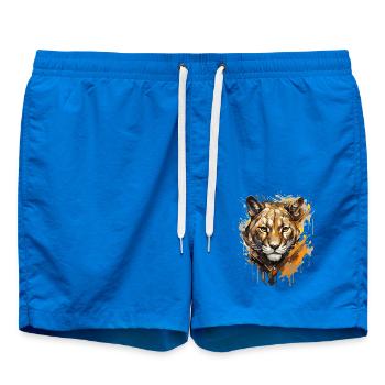 Le visage du - Street Art - Short de bain - cobalt blue - Devant