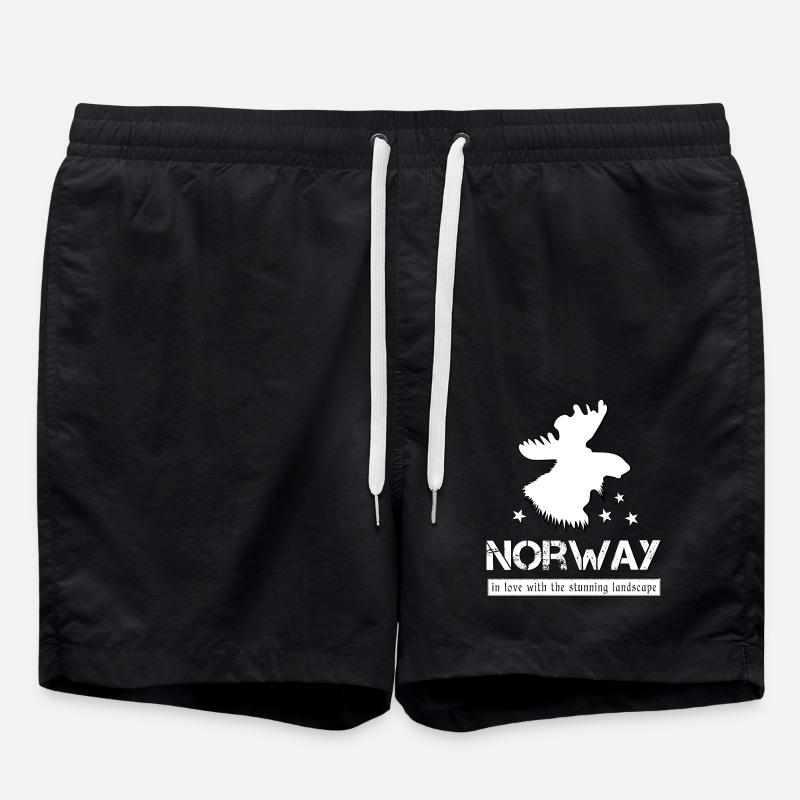 Norway norge - Swim Trunks - black