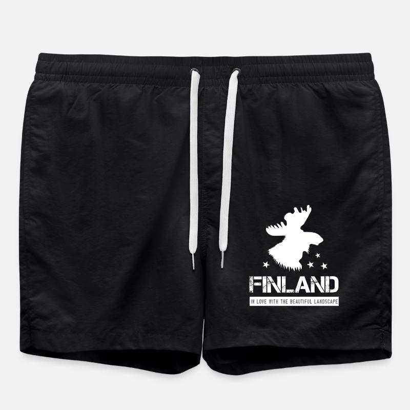 Finlande - Short de bain - noir