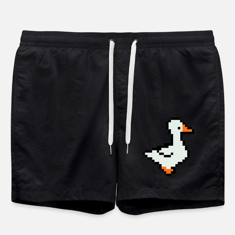 Canard Pixel - Short de bain - noir