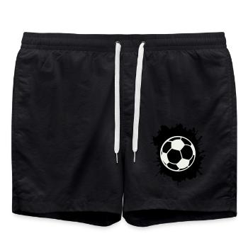 Blobs de football - Short de bain - noir - Devant - AI Model Male 185 light (185cm)