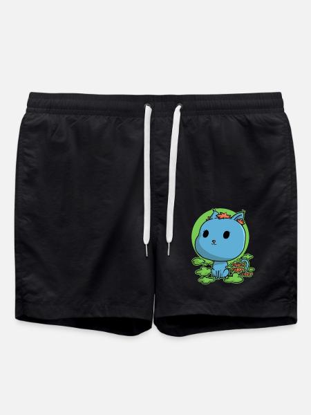Kawaii killing, men prutter - Badeshorts - sort