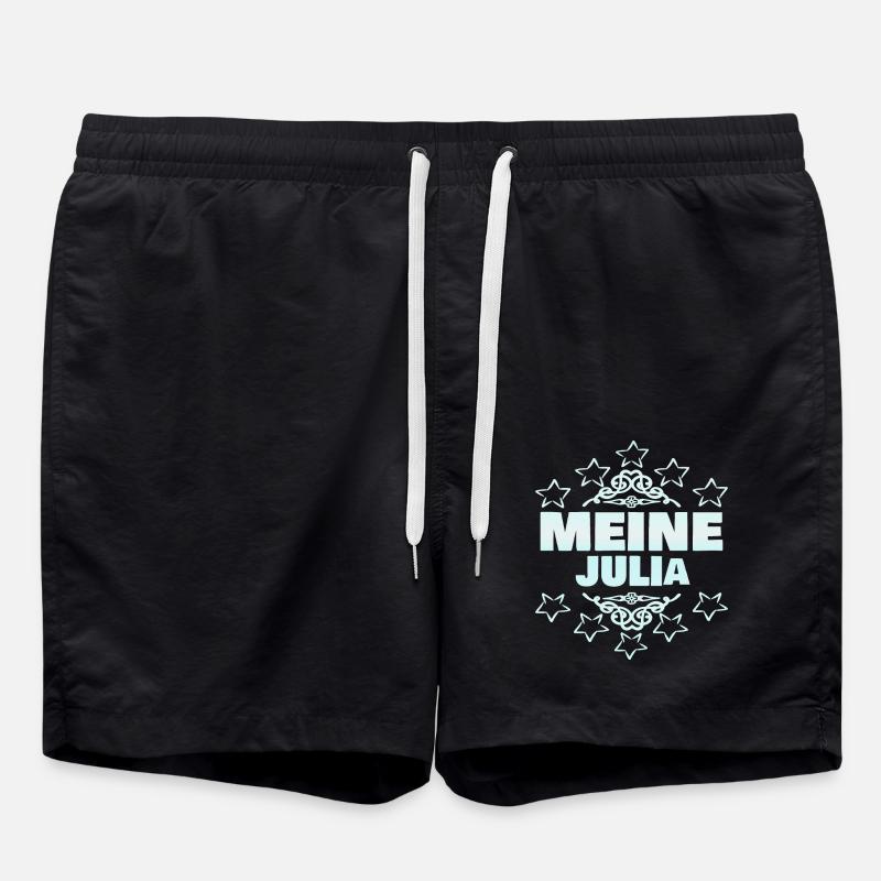 Julia as a girl - Swim Trunks - black