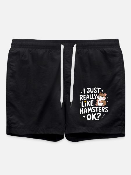 Hamster - Swim Trunks - black