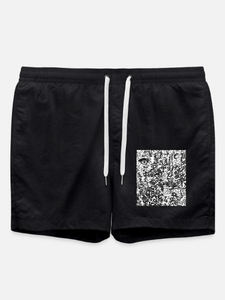 Eye in abstraction - Swim Trunks - black