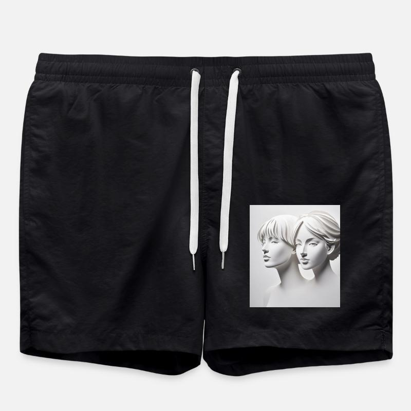 Silhouettes en papier - Short de bain - noir