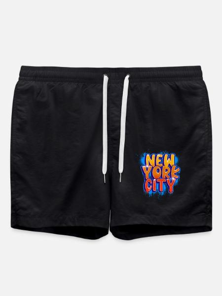 New York City - Swim Trunks - black