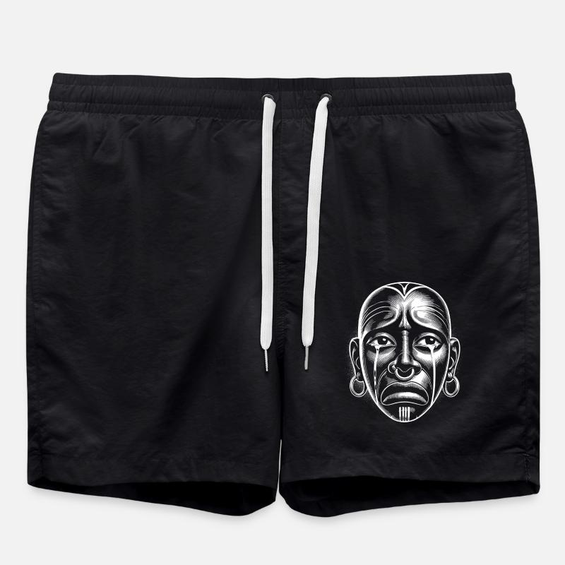 Masque - Short de bain - noir