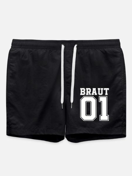 braut 01 - Badeshorts - Schwarz