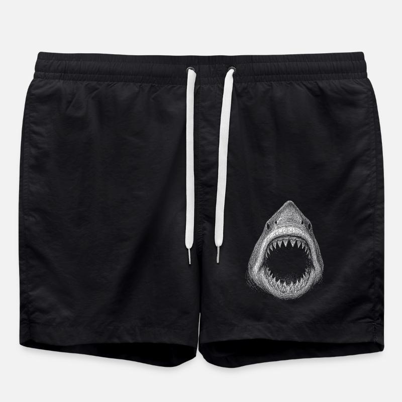 Grand requin blanc - Short de bain - noir