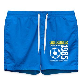 Dresde Anniversaire 1985 Football Cadeau - Short de bain - cobalt blue - Devant