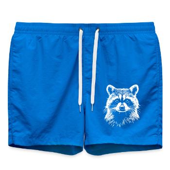 Waschbär - Badeshorts - Cobalt blue - Vorne
